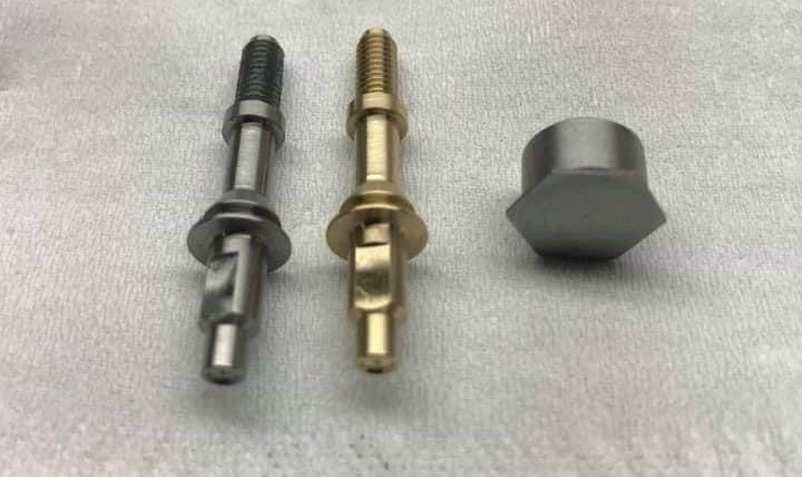 Brass and stainless turned precision shafts